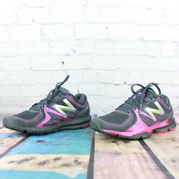 New Balance N2 Gray Purple Mesh Cross Training Running Shoes Size 6.5 - Picture 2 of 9